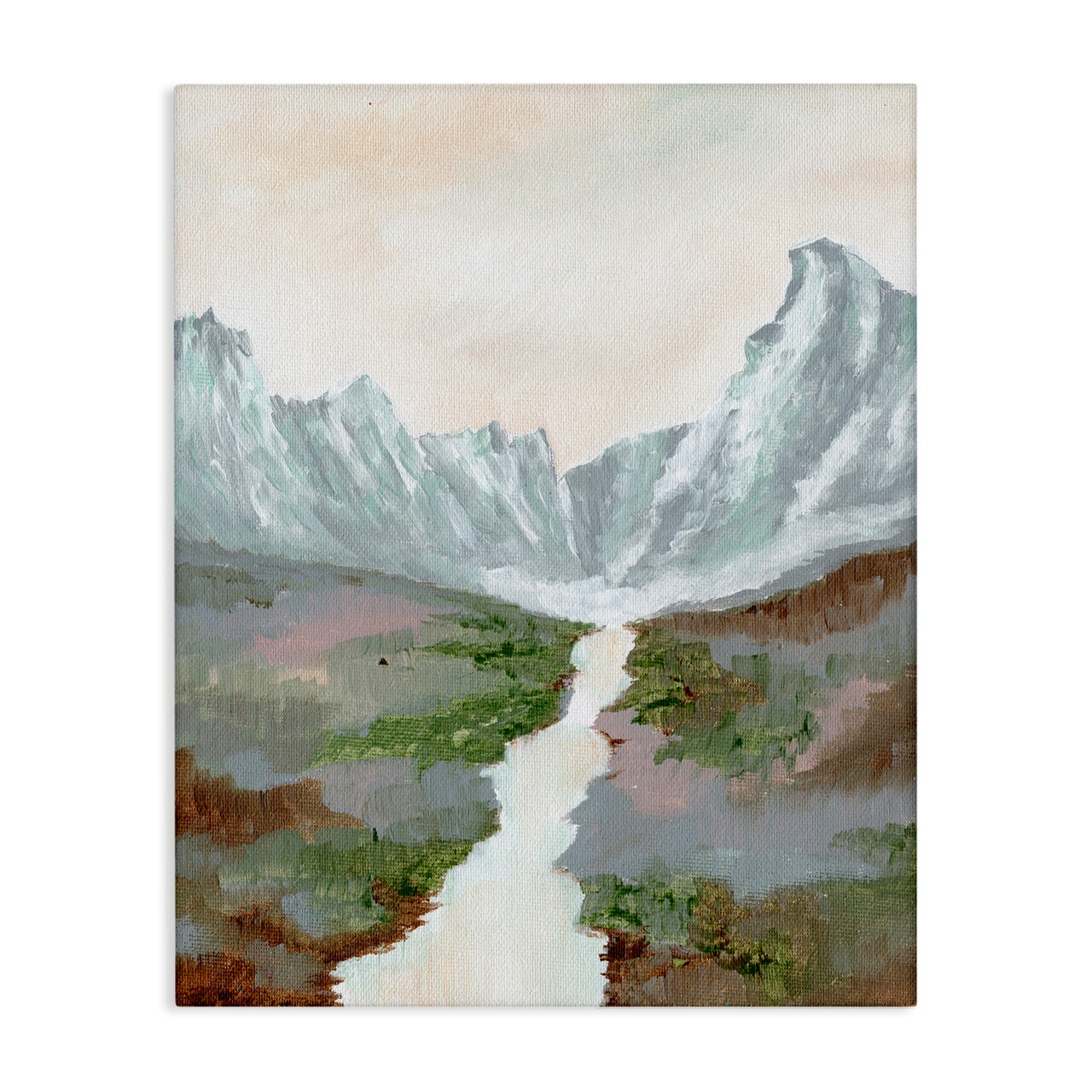 Stupell Industries Scenic Valley River Canvas Wall Art Design by Nikita Jariwala